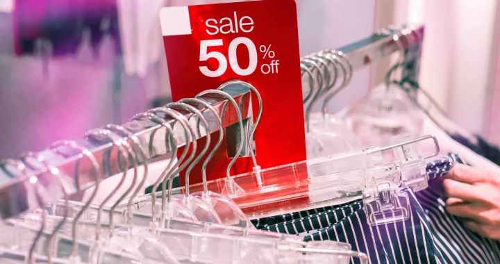clothes on sale