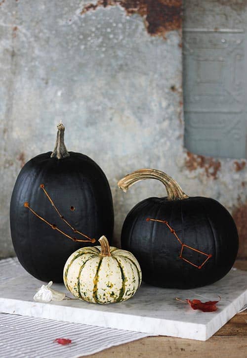 A Guide On Making An Amazing Constellation Pumpkin by The Merrythought