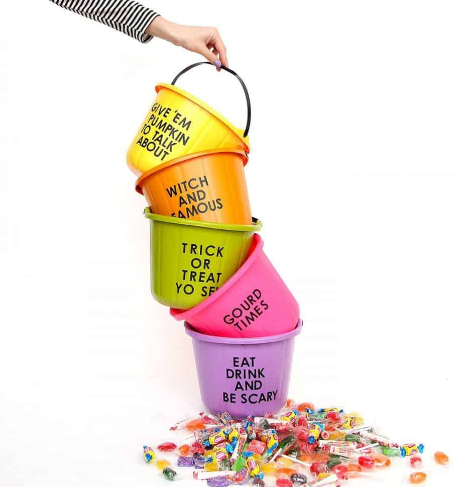 Beginner's Guide: How To Make Incredible Painted Trick-Or-Treat Candy Buckets