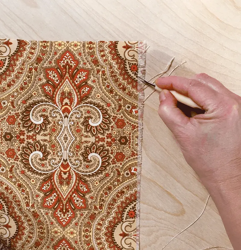 A Simple Strategy For Making Thanksgiving Ribbon & Fabric Embellishment with Waverly Inspirations