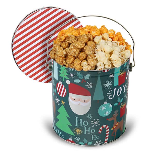 Best Christmas Gift Baskets 2019: The Santa Claus Popcorn Tin 2020
