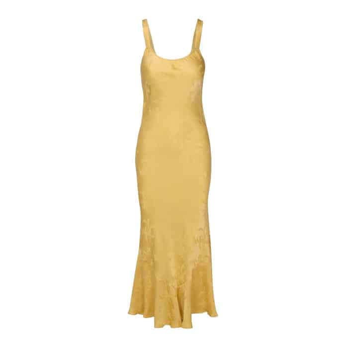 The Allegra Dress in Yellow Dragon - Embed The Allegra Dress in Yellow Dragon