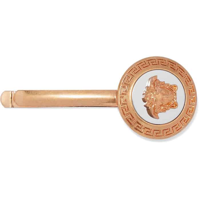 Versace Gold and Silver-Tone Hair Slide - Embed Versace Gold and Silver-Tone Hair Slide