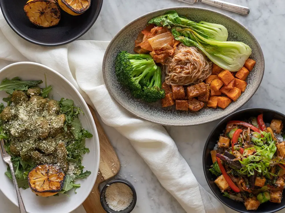 plant-based food at lov in toronto